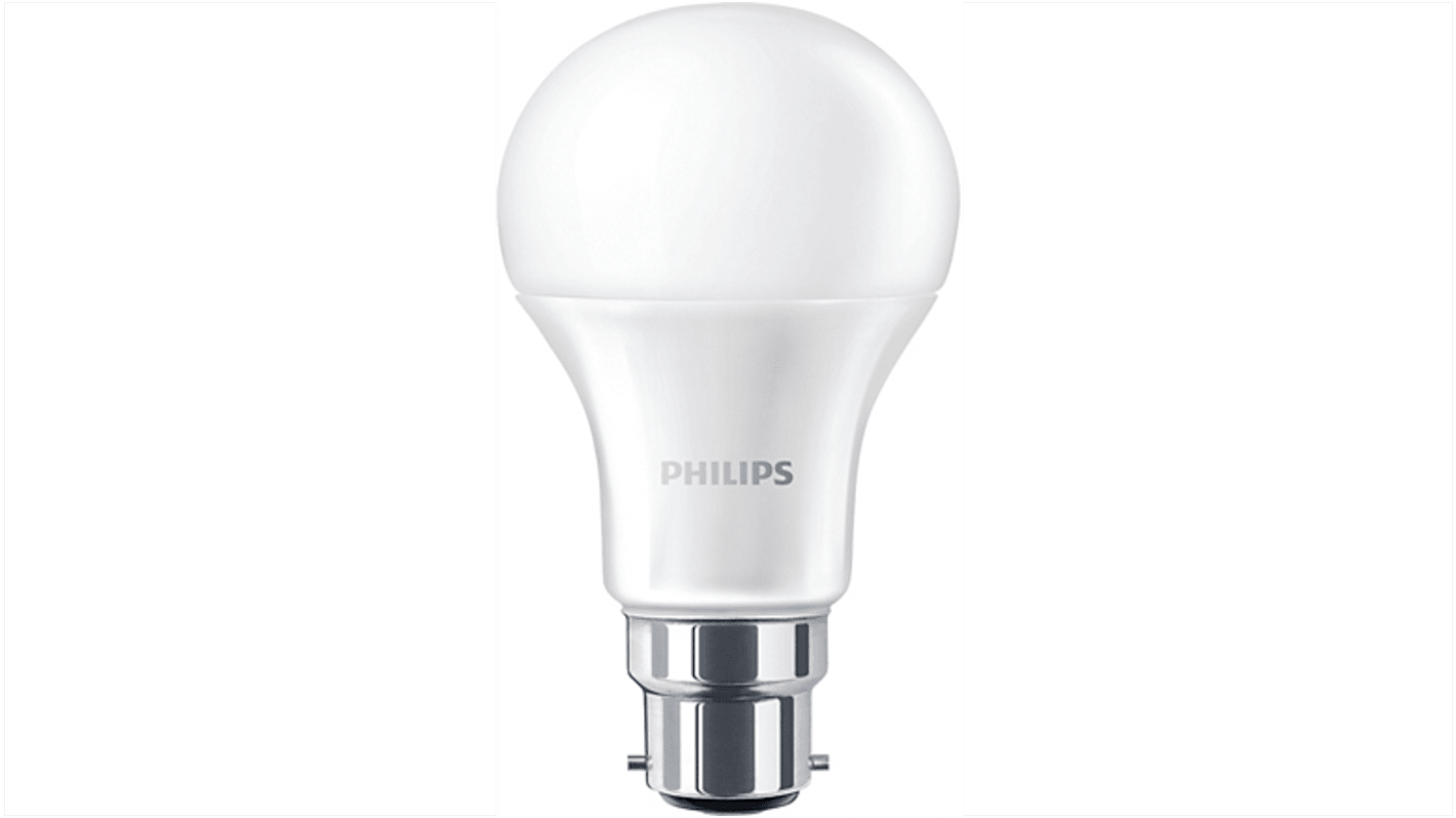 Bombilla LED Philips, CorePro, 240 V, 13 W, casquillo B22, Blanco Cálido, 2700K