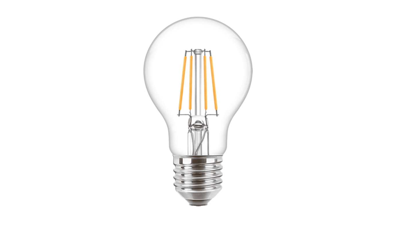 Lampada LED Philips con base E27, 240 V, 4,3 W, col. Bianco caldo