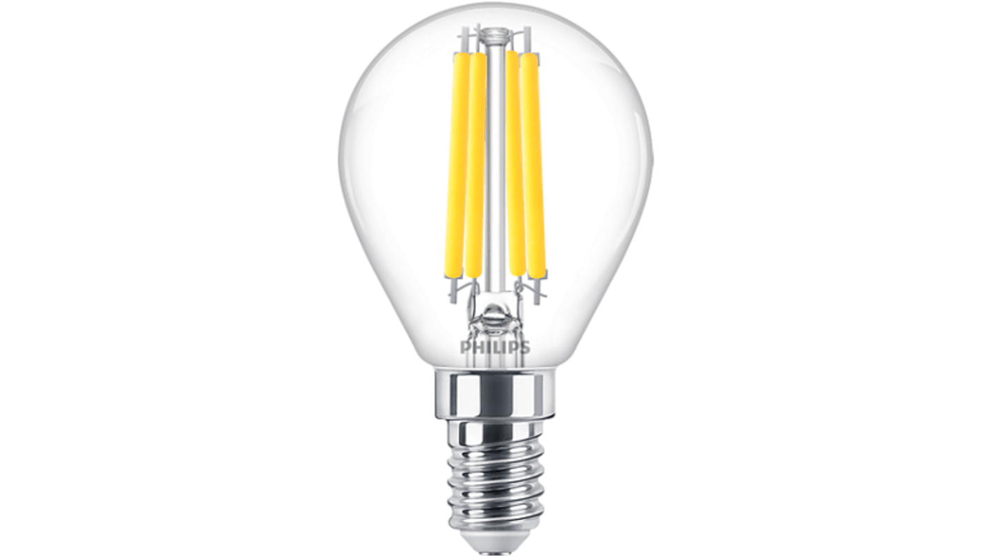 Philips Classic E14 GLS LED Candle Bulb 3.4 W(40W), 2700K, Warm Glow, P45 shape