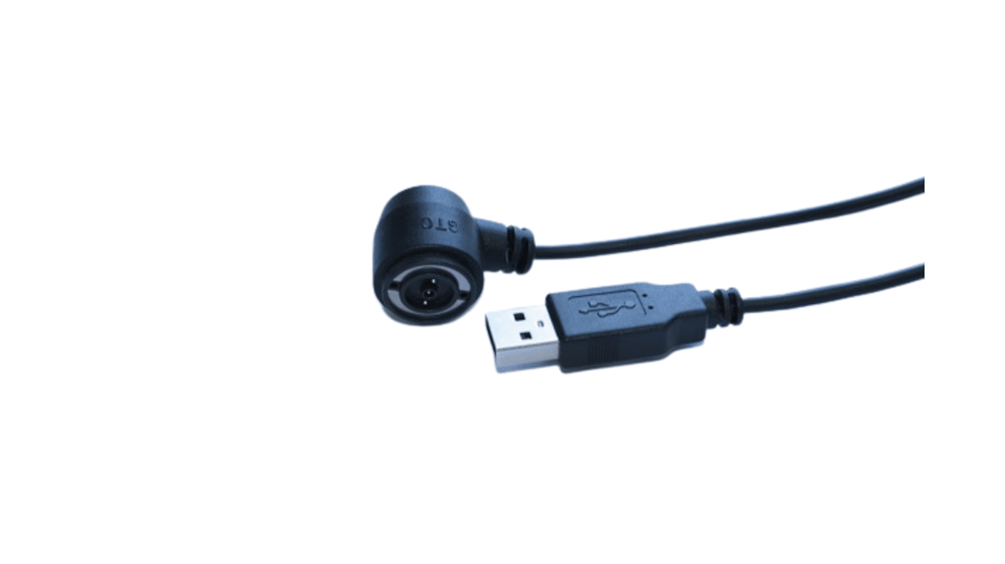 Cavo sensore/attuatore RS PRO 2 cond. Magnetico circolare / USB A Maschio, L. 1m