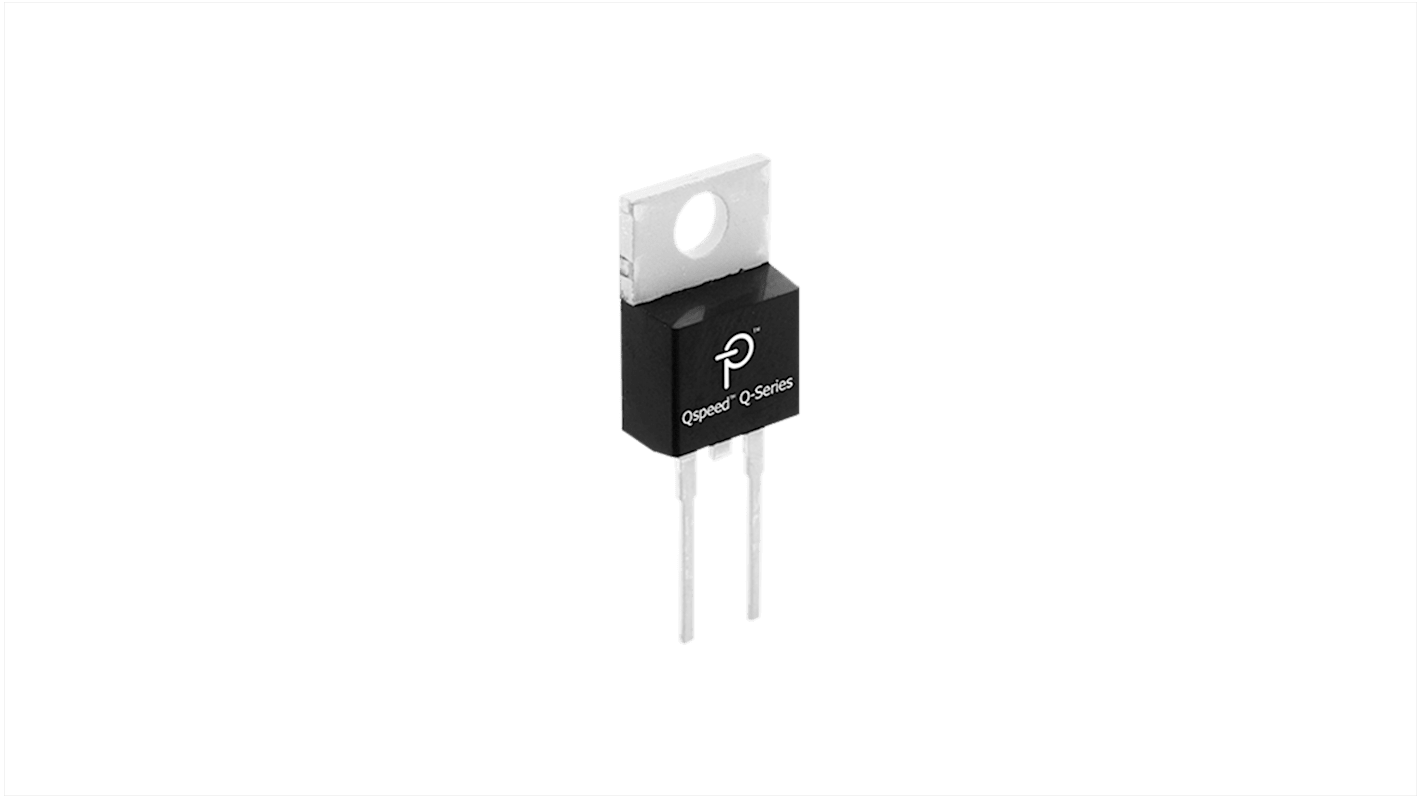 Power Integrations Switching Diode, 12A 600V, 2-Pin TO-220AC QH12TZ600Q