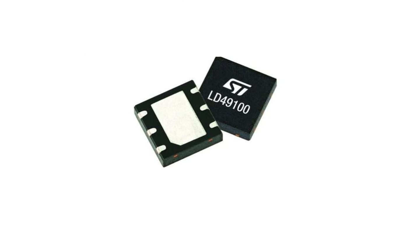 STMicroelectronics 電圧レギュレータ 低ノイズLDO 低ドロップアウト, 6-Pin, LD49100PU10RY