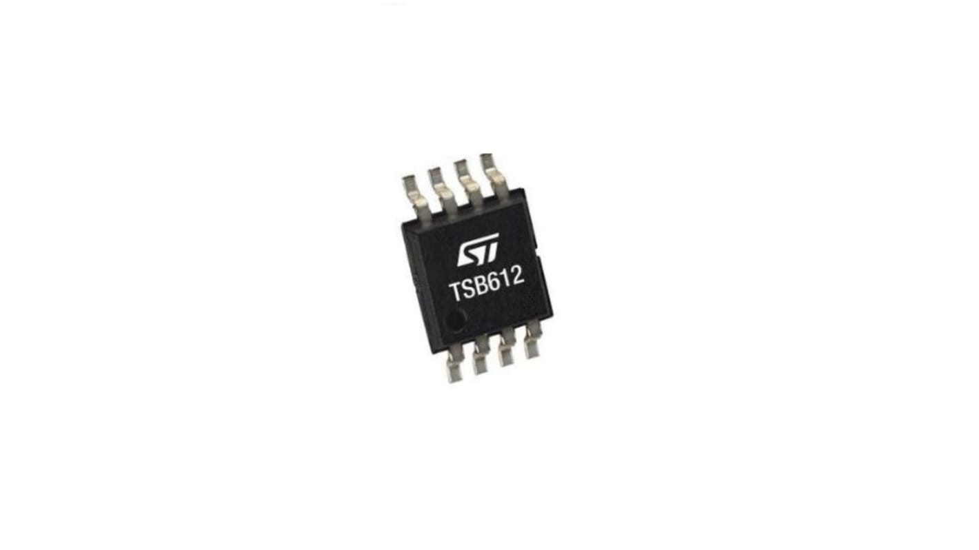 TSB612IST STMicroelectronics, Operational Amplifier, Op Amp, 560kHz, 40 V, 8-Pin MiniSO8