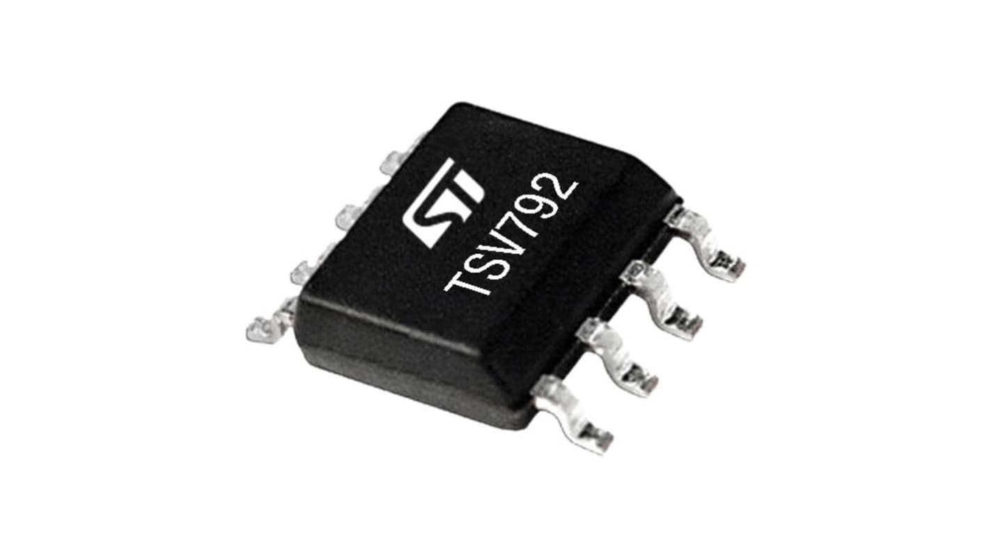 STMicroelectronics オペアンプ, 表面実装, 2回路, デュアル電源, TSV792IDT