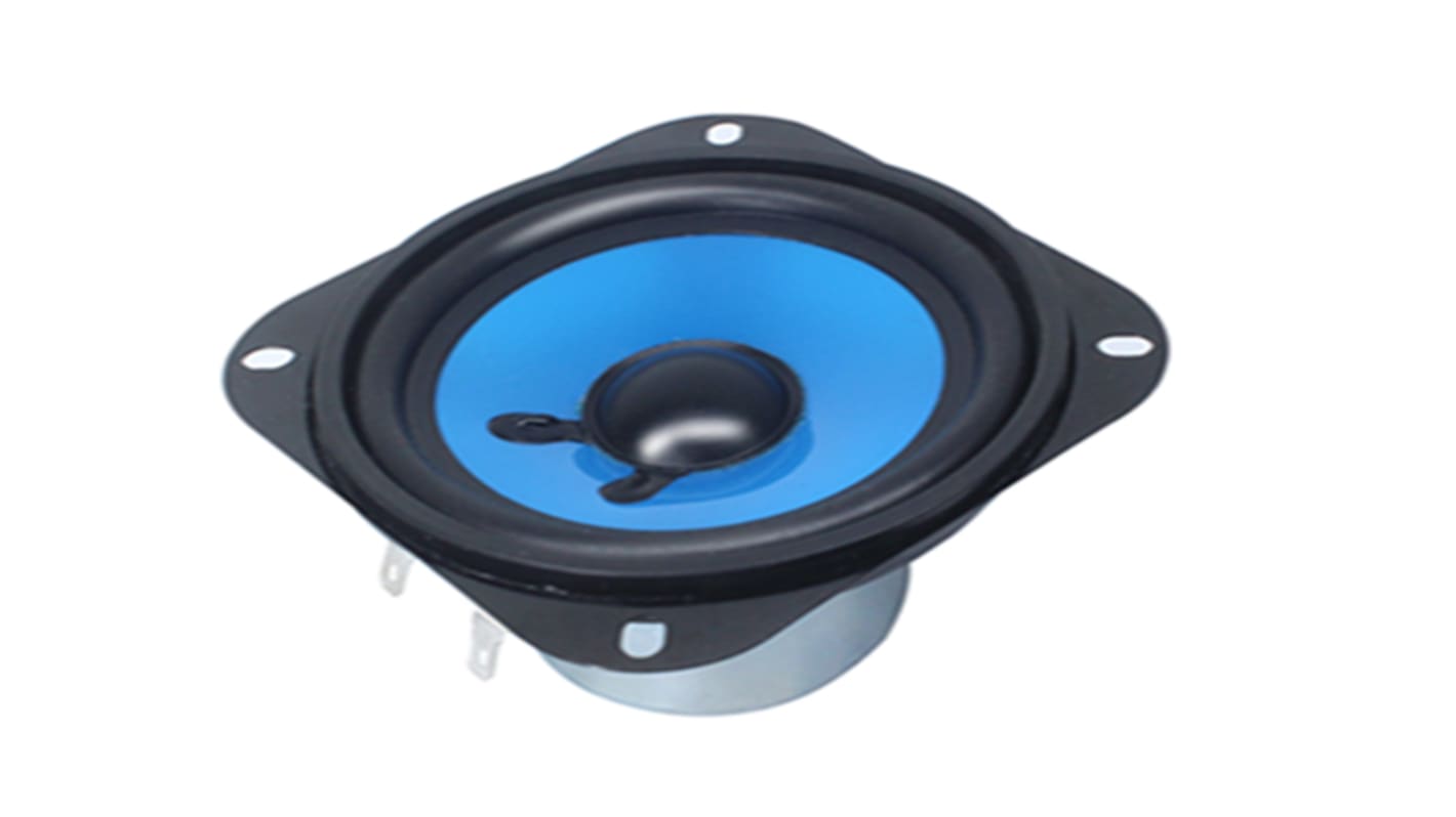 RS PRO 102mm dia 20W nom Full Range Speaker Driver, 8Ω