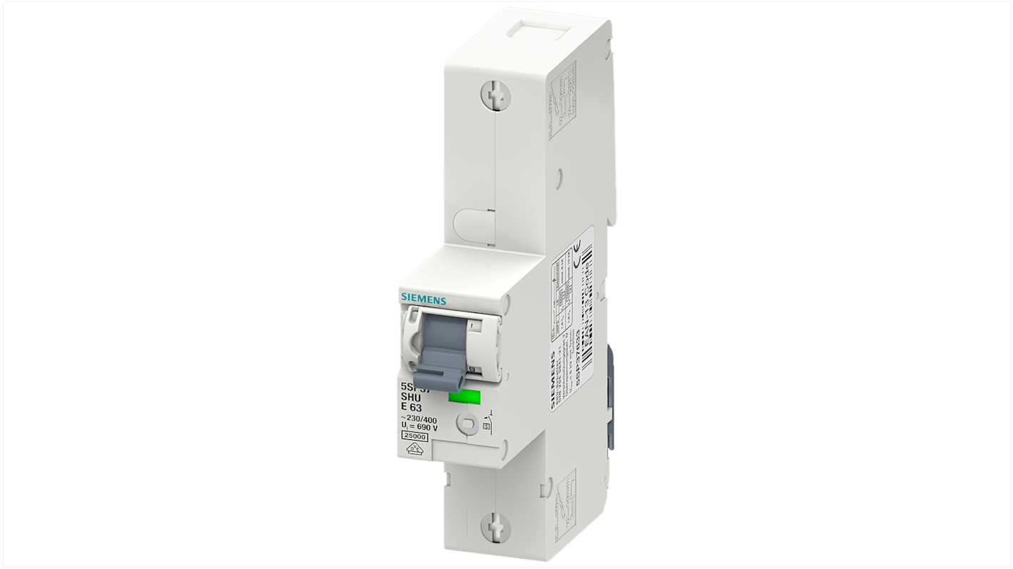 Interruttore magnetotermico Siemens 1P 16A, Tipo E