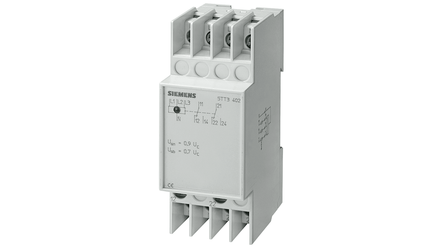 Siemens Sentron Überwachungsrelais 3-phasig, 2-poliger Wechsler