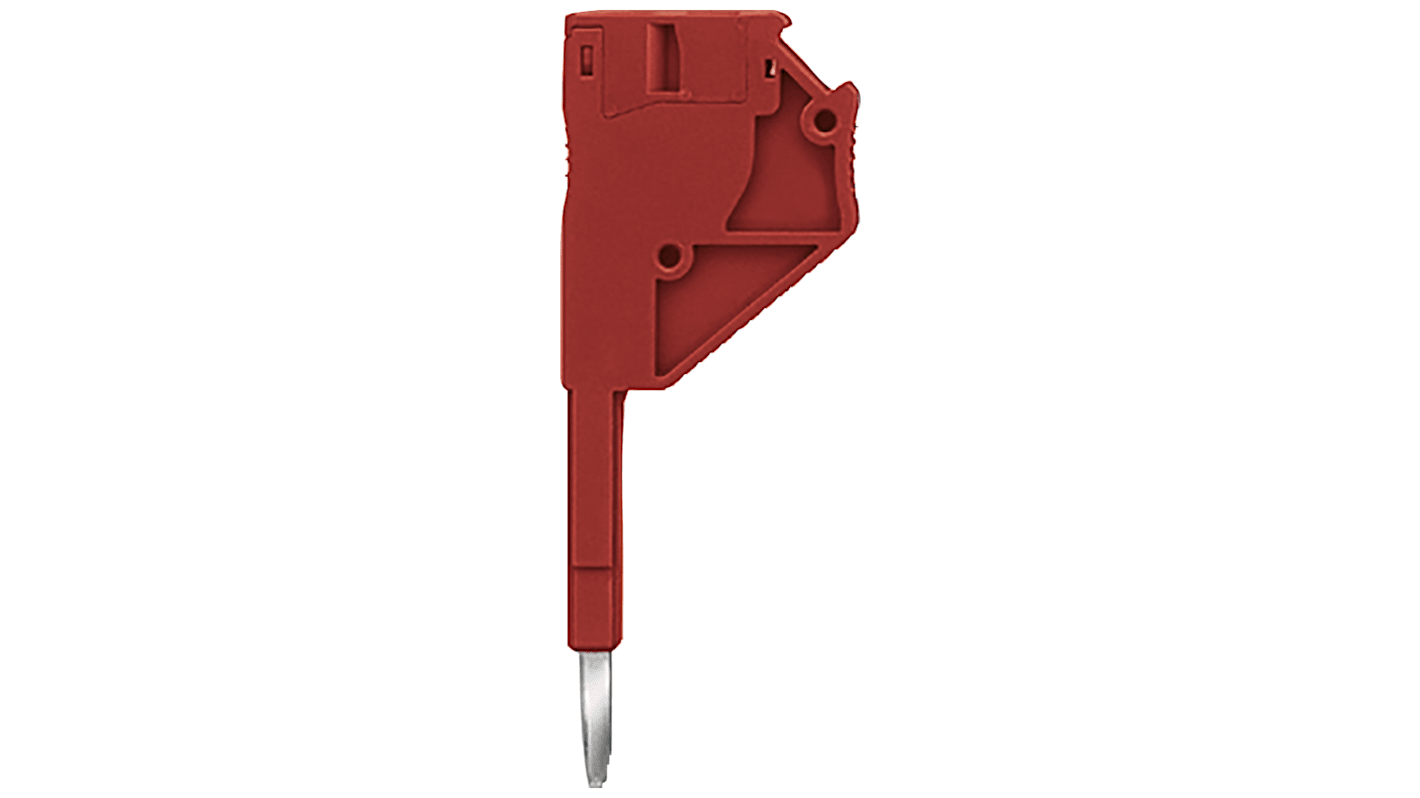 Fiche de test mâle Siemens, série Sentron pour Bornes à ressort avec 2,5 mm2