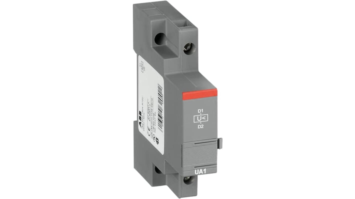 Déclencheur à minimum de tension ABB, longueur 75.5mm, 240 V, pour Mo132, MO165, MS116, MS132, MS165