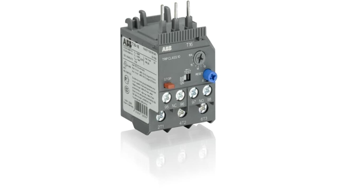 1SAZ711201R1045 T1613 ABB Thermal Overload Relay 1NC/1NO, 10 → 13 A