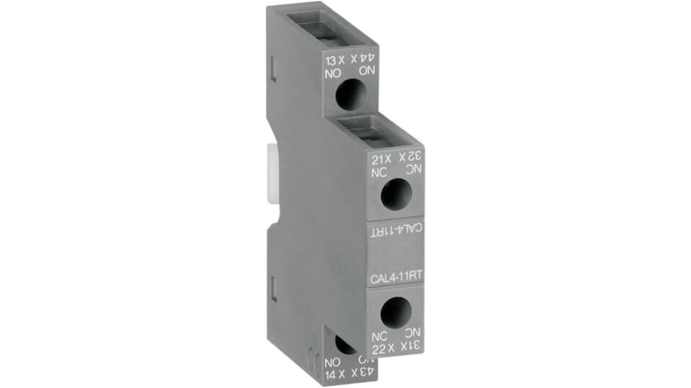 ABB Auxiliary Contact, 1 Contact, 1NC, Front Mount, AF