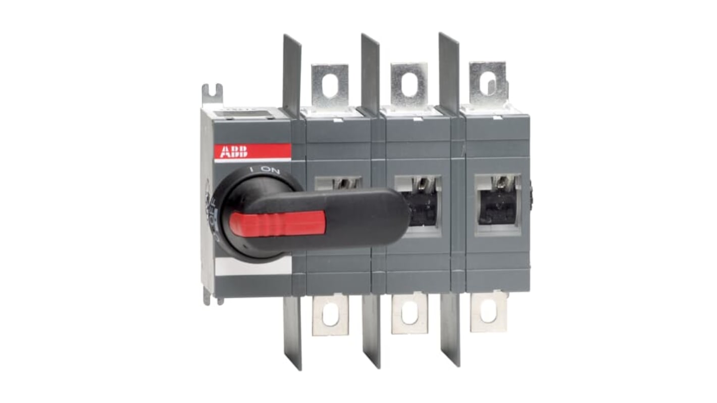 ABB OT Pole Base Mounting Switch Disconnector - 400A Maximum Current, 400kW Power Rating, IP65