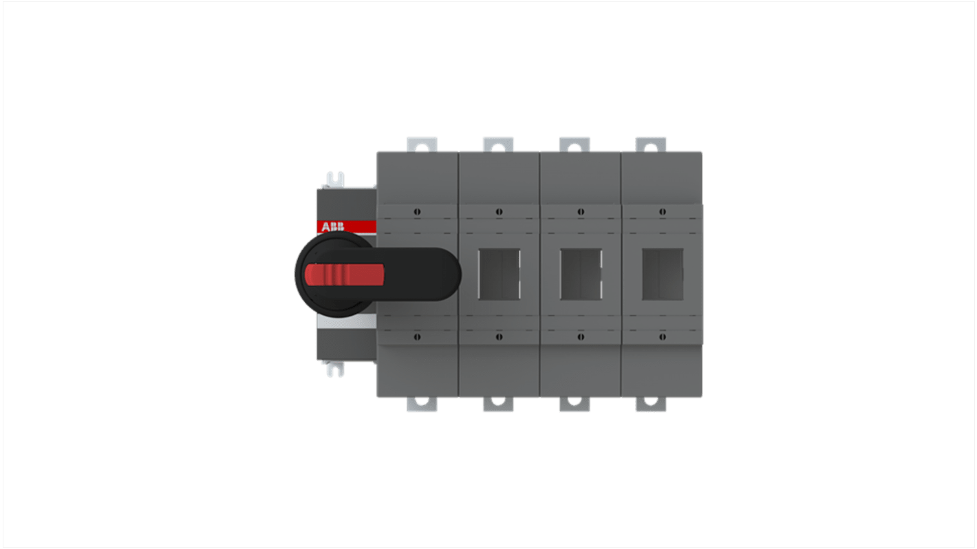 ABB Fuse Switch Disconnector, 4 Pole, 315A Fuse Current