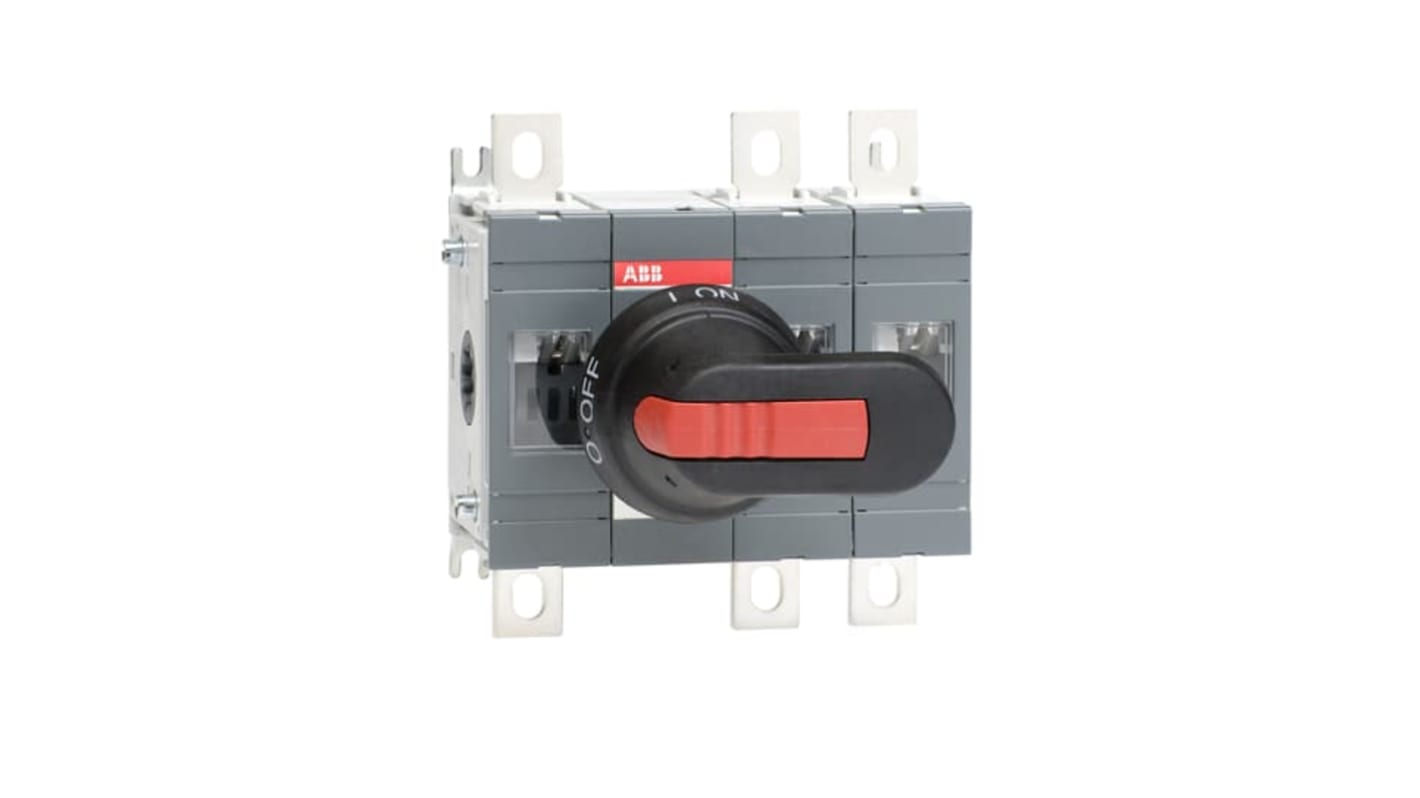 ABB OT Pole Base Mounting Switch Disconnector - 200A Maximum Current, 200kW Power Rating, IP65