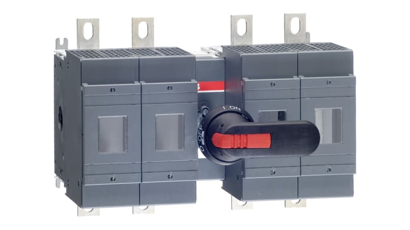 ABB Fuse Switch Disconnector, 3 Pole, 400A Fuse Current