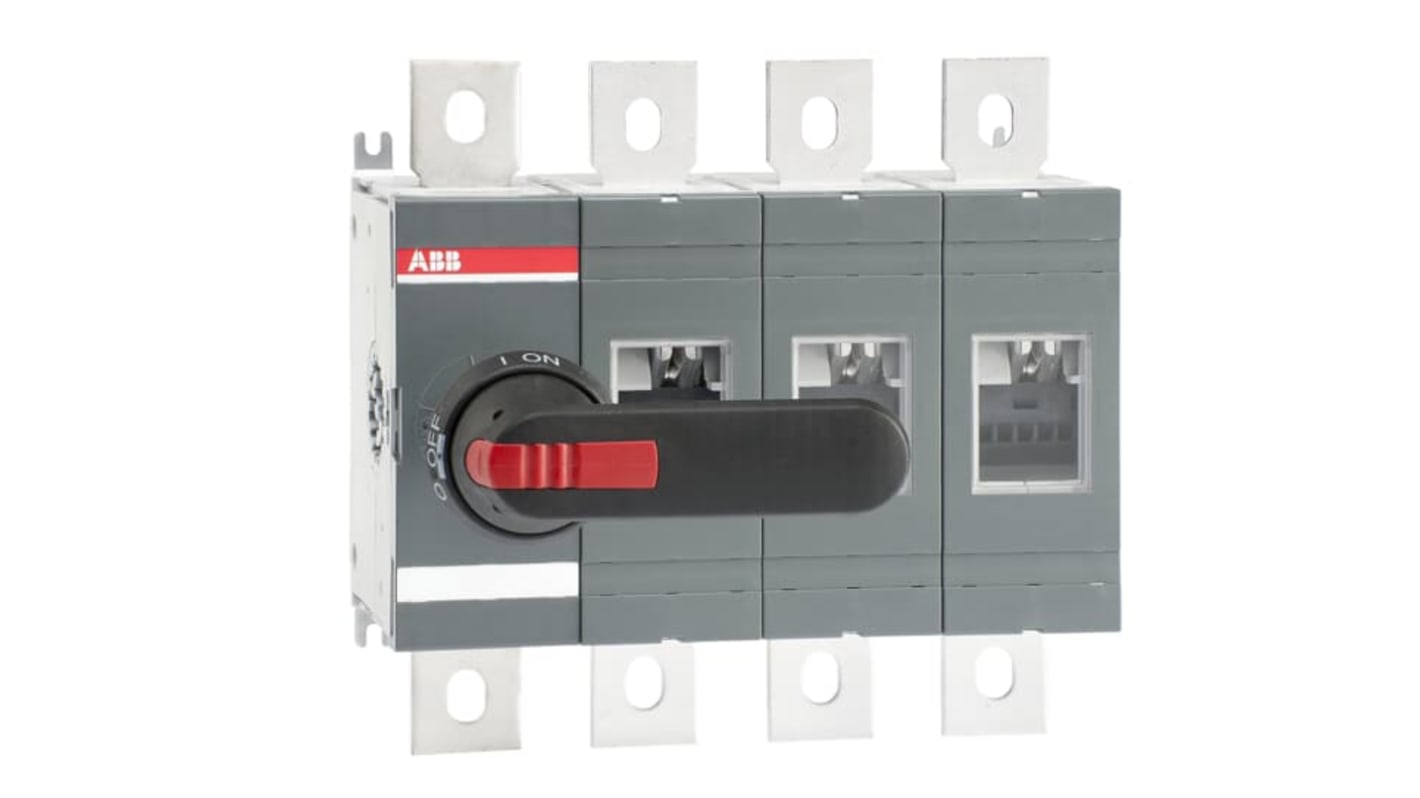 ABB OT Pole Base Mounting Switch Disconnector - 400A Maximum Current, 400kW Power Rating, IP65