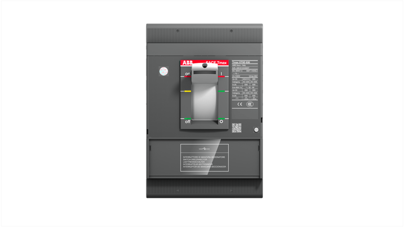 ABB 3P Pole Surface Mount Switch Disconnector - 400A Maximum Current