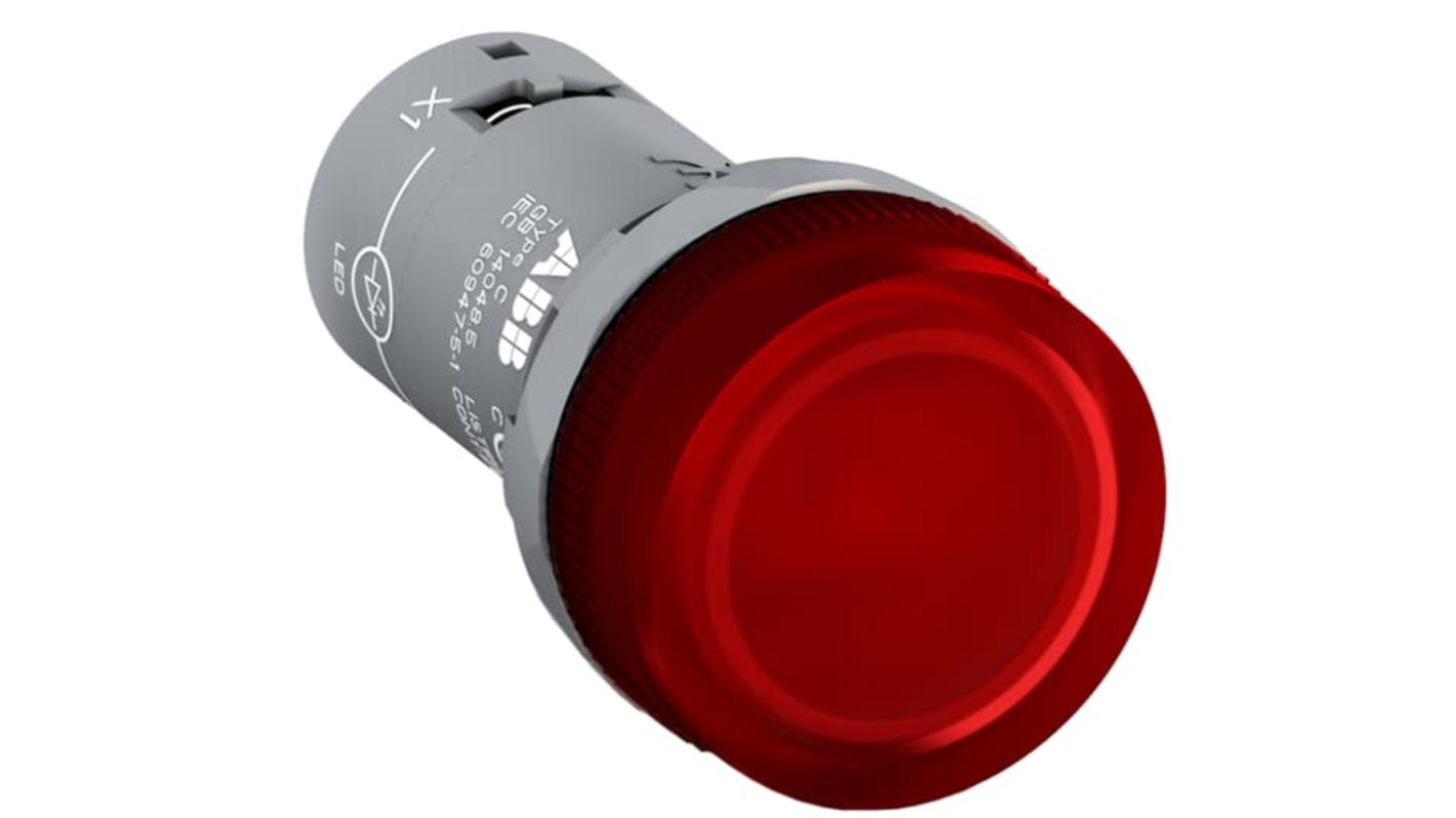 Voyant lumineux Rouge ABB, série CL, diam. découpe 22mm