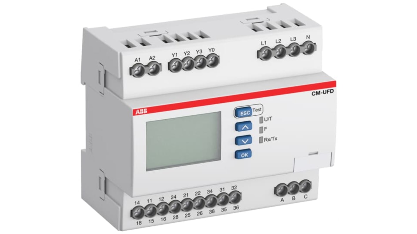 ABB Voltage Monitoring Relay, 3PDT