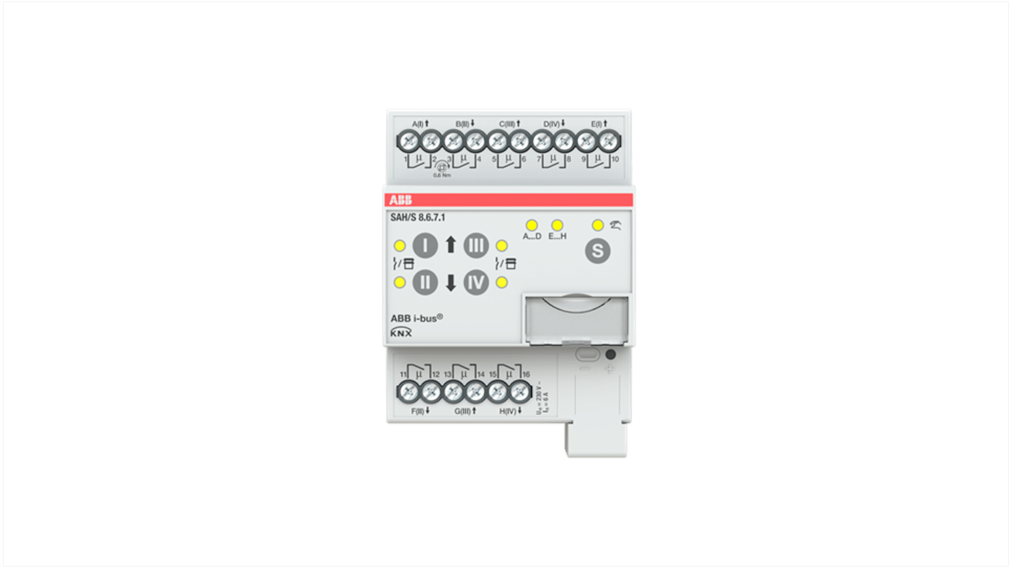 Actionneur commutateur ABB pour Système de bus KNX