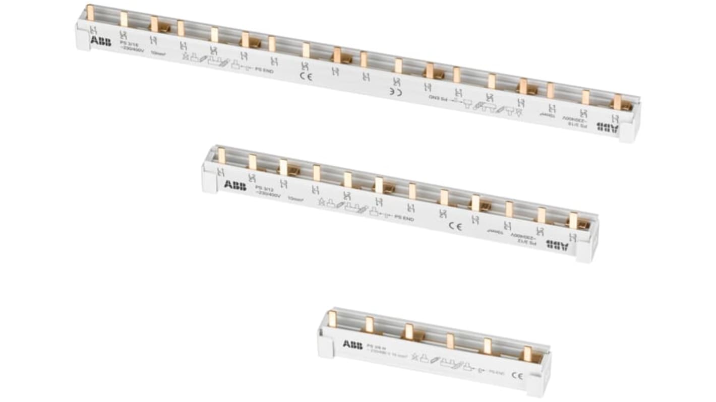 ABB PS Sammelschiene, 2 -phasig, 400V, PS2 Reihe