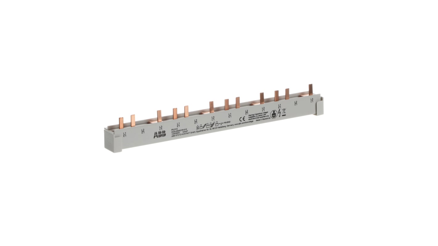 ABB PS Sammelschiene, 3 -phasig, 690V ac/dc 63A, PS3 Reihe