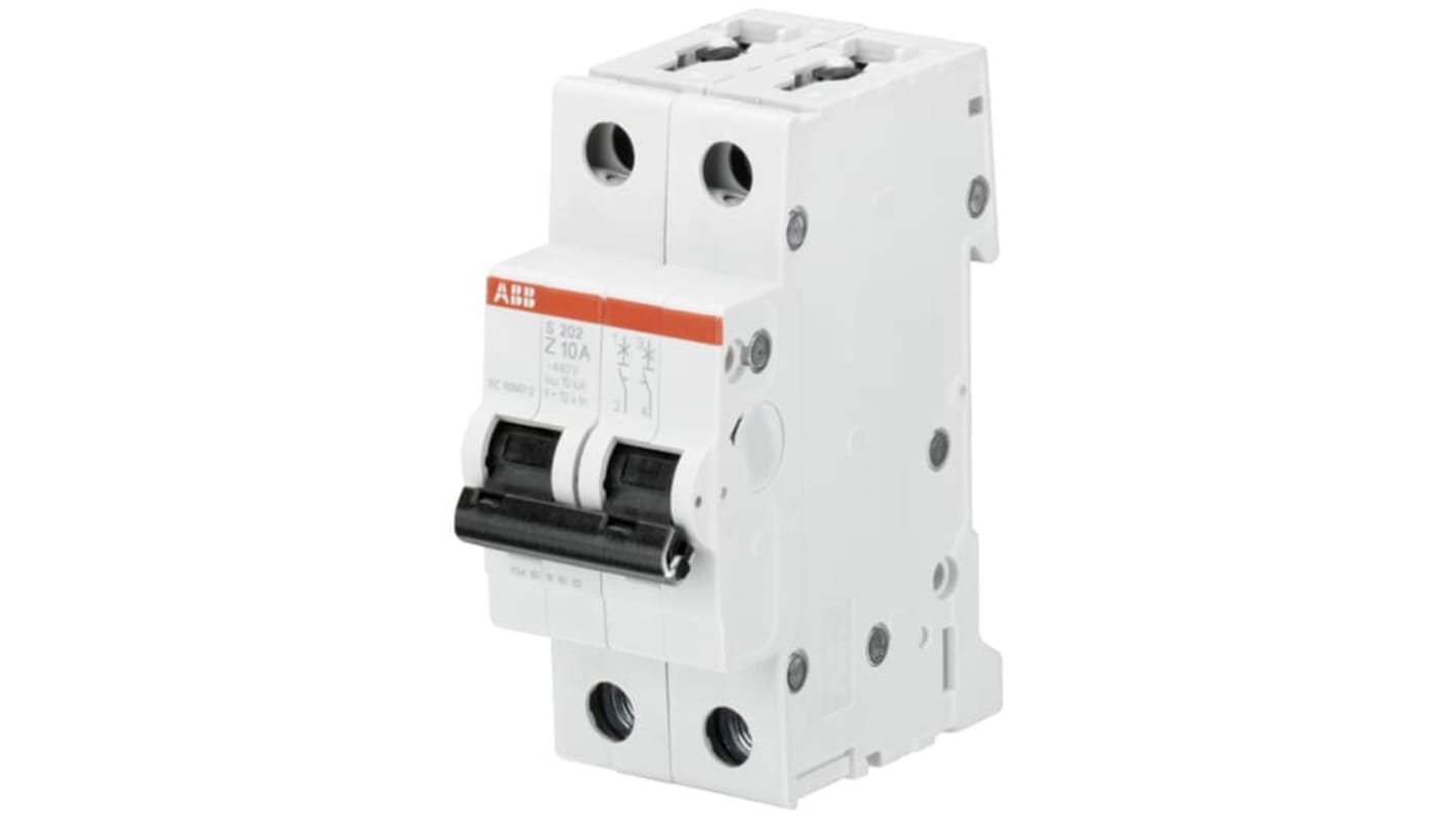 ABB S200 Leitungsschutzschalter Typ Z, 2-polig 32A System Pro M Compact DIN-Schienen-Montage