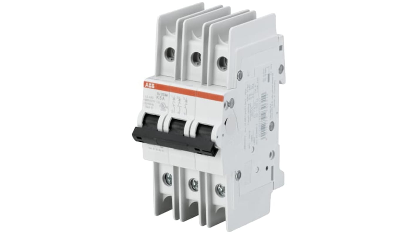 ABB SU200M Leitungsschutzschalter Typ C, 3-polig 20A System Pro M Compact DIN-Schienen-Montage