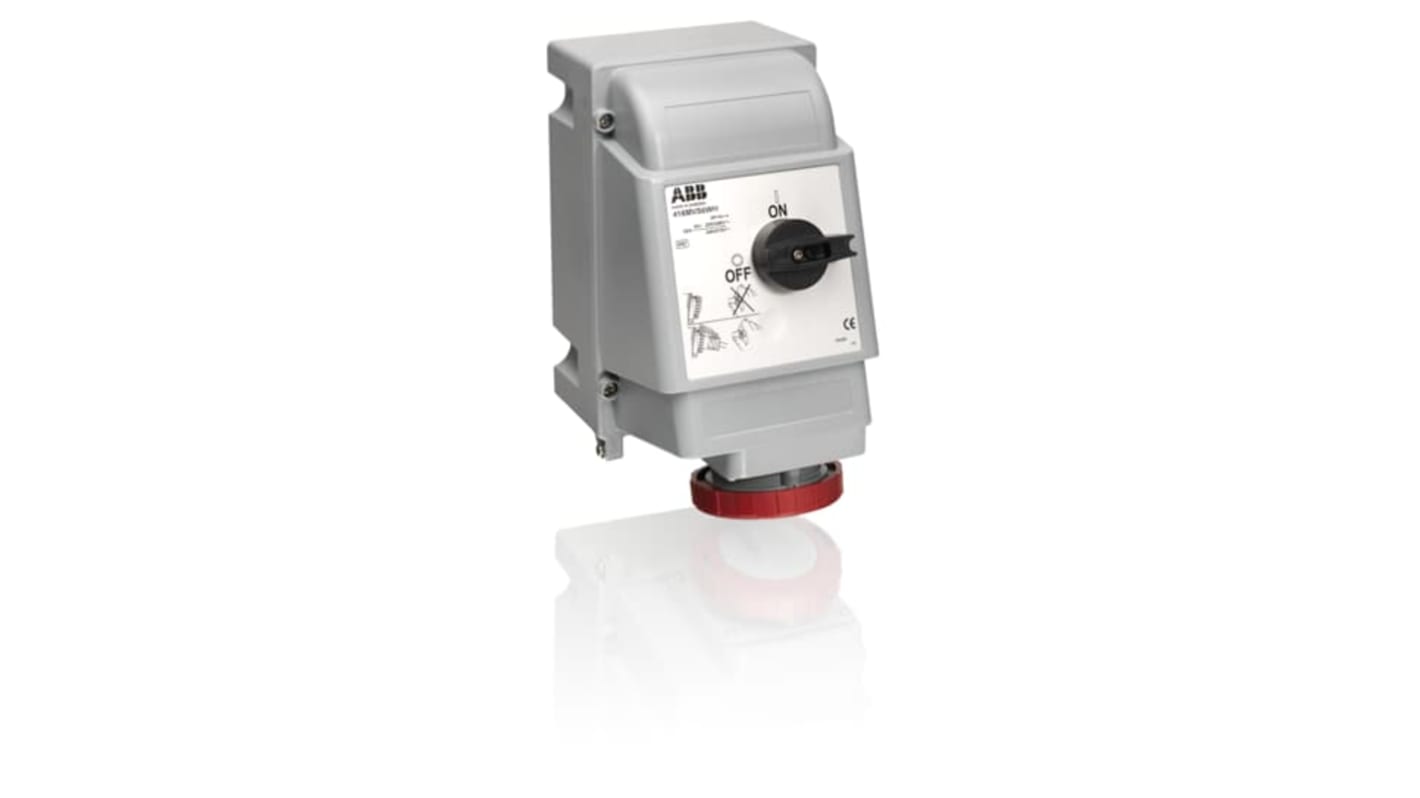 Interblocco industriale ABB Rosso IP67 femmina 3P+N+E,16A,415 V