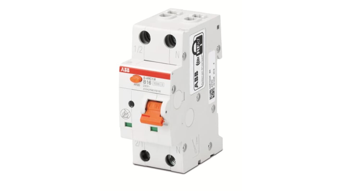 Disjoncteur différentiel magnéto-thermique ABB 32A 2P, Montage rail DIN, S-ARC1 B32