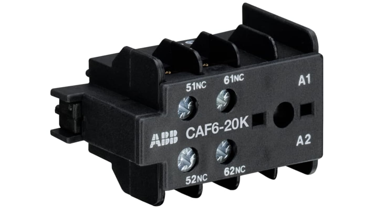 ABB CAF6-20K Hilfskontakt 2-polig, 2 Schließer Frontmontage 6 A, 250,69 kV