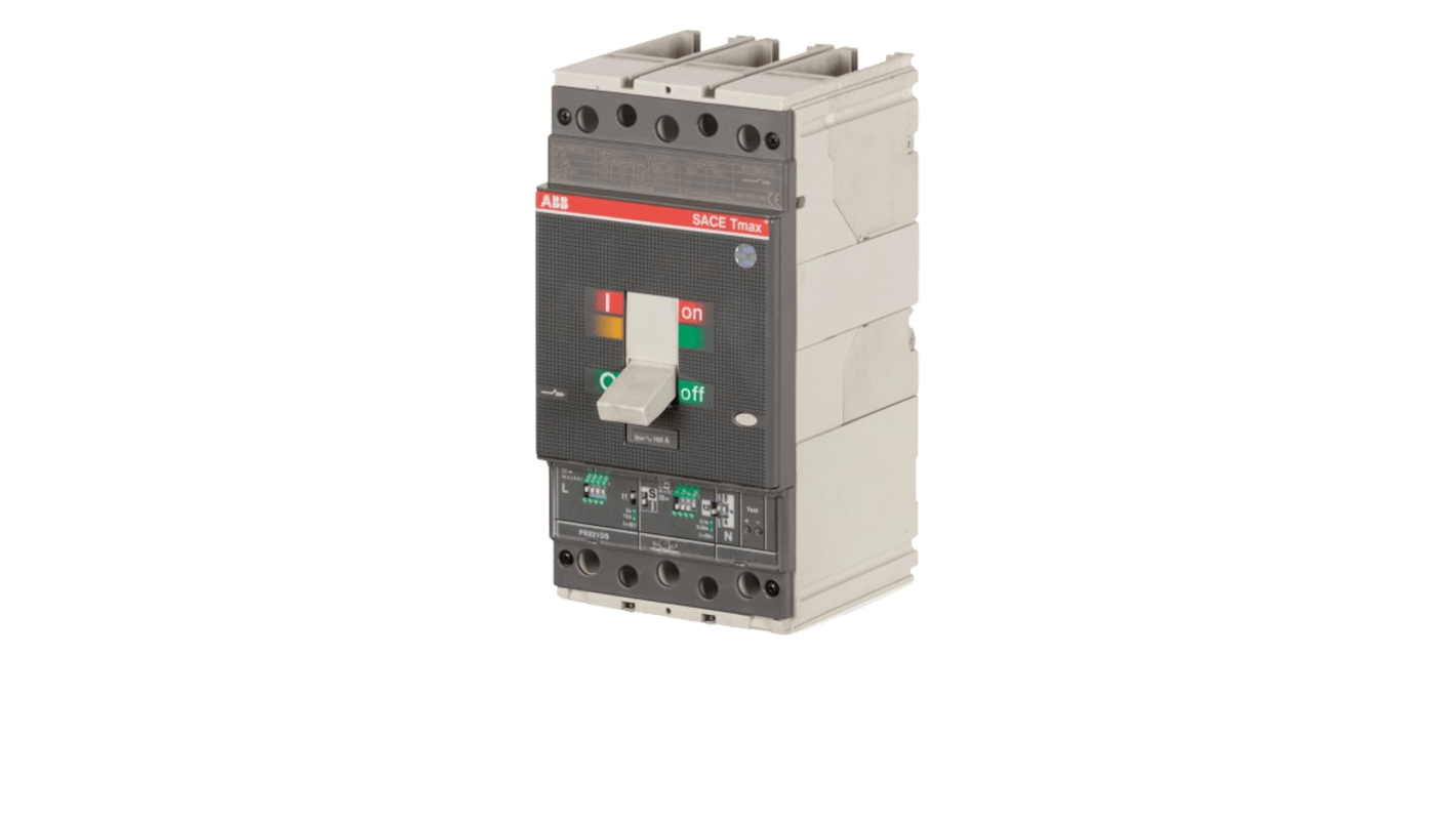 ABB, SACE Tmax T MCCB Molded Case Circuit Breaker 3P 320A, Breaking Capacity 70 kA, Fixed Mount