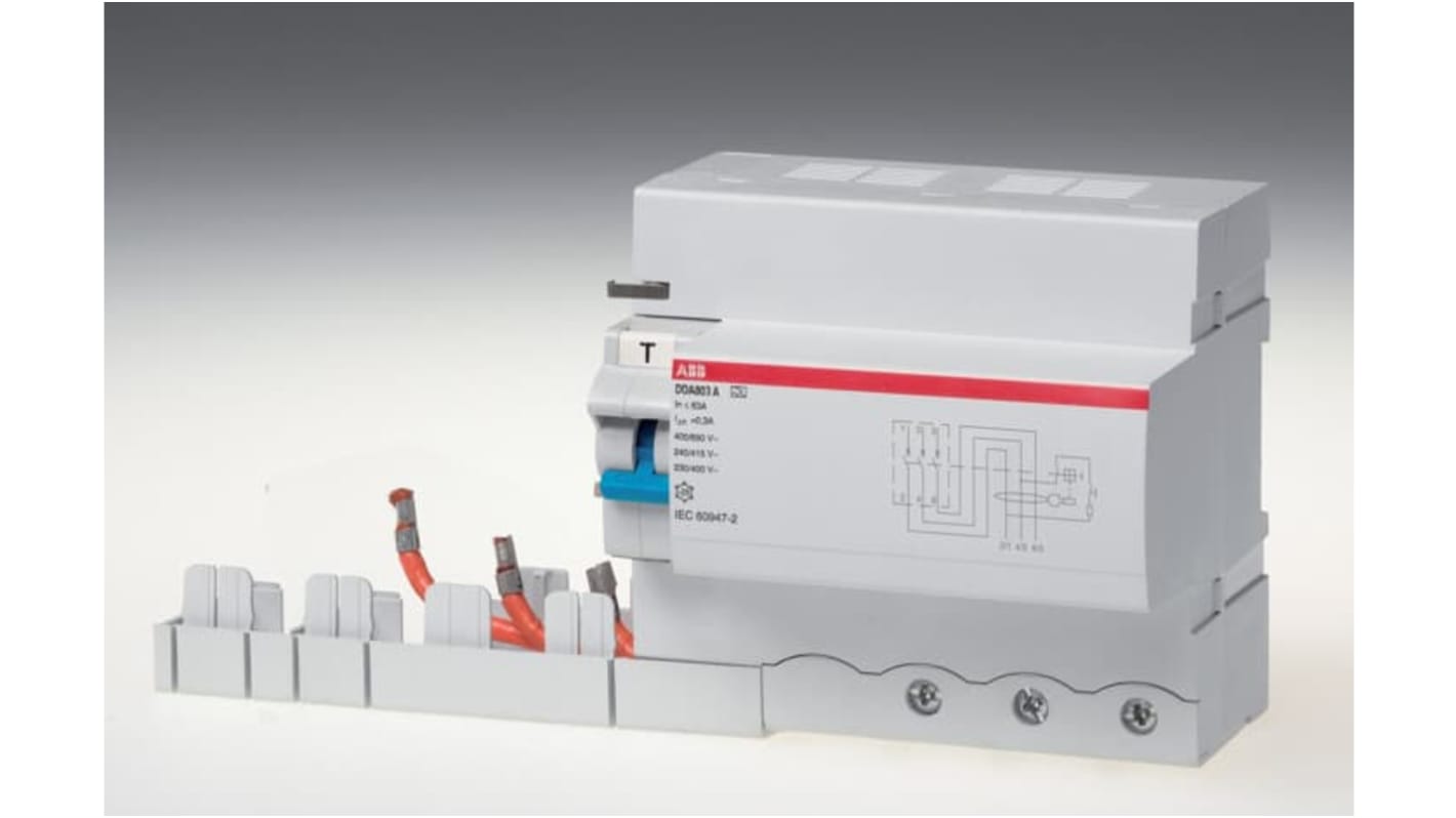 RCD ABB DDA803AC, 3P, 63A, sensibilità 30mA