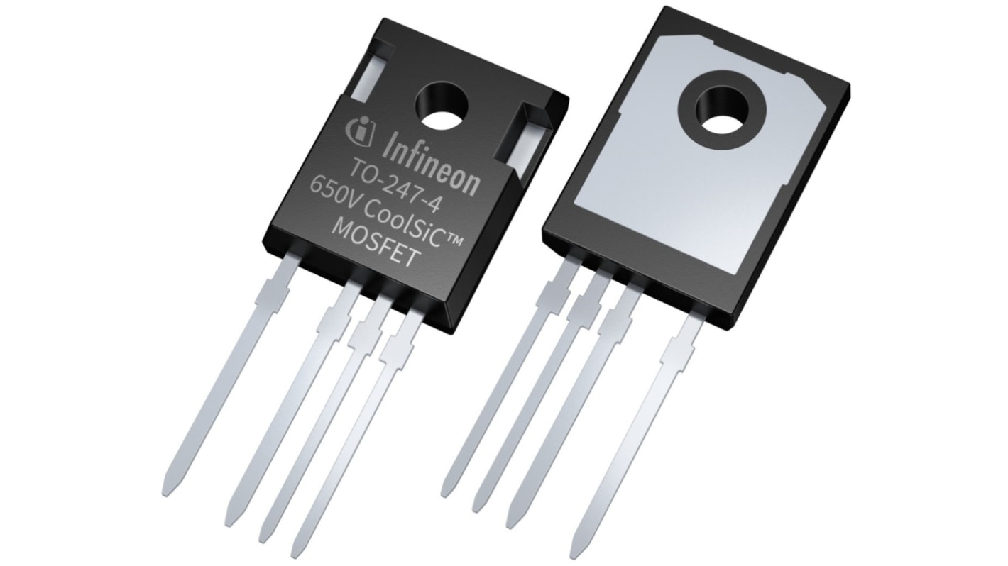 Silicon N-Channel MOSFET, 59 A, 650 V, 4-Pin TO-247-4 Infineon IMZA65R027M1HXKSA1