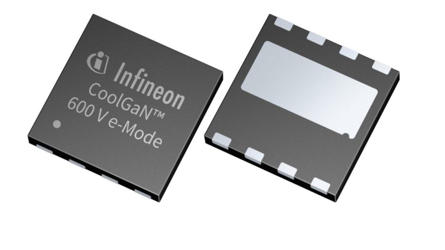 MOSFET Infineon IGLD60R190D1AUMA3, VDSS 600 V, ID 10 A, LSON-8 de 8 pines