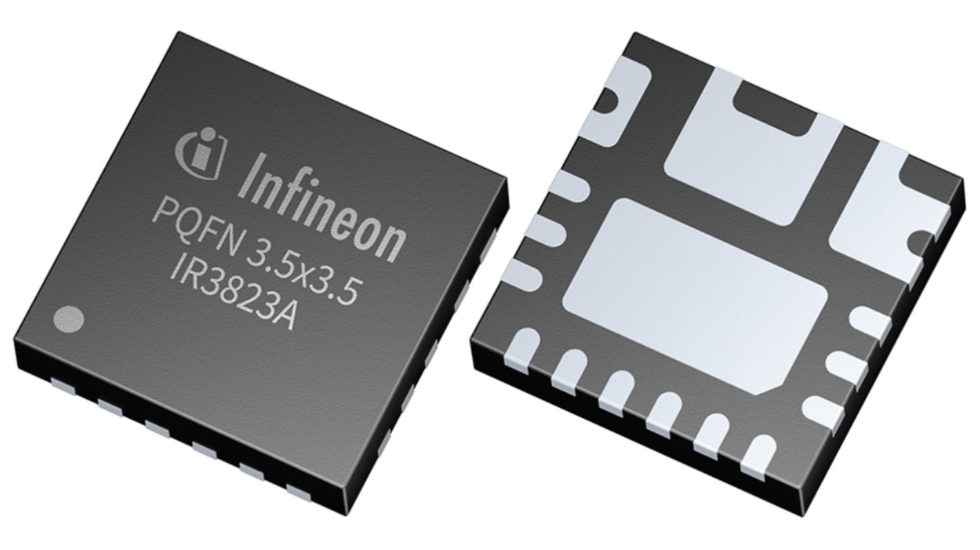Infineon 電圧レギュレータ DC-DC バックレギュレータ 0.6 V, 19-Pin, IR3823AMTRPBFAUMA1