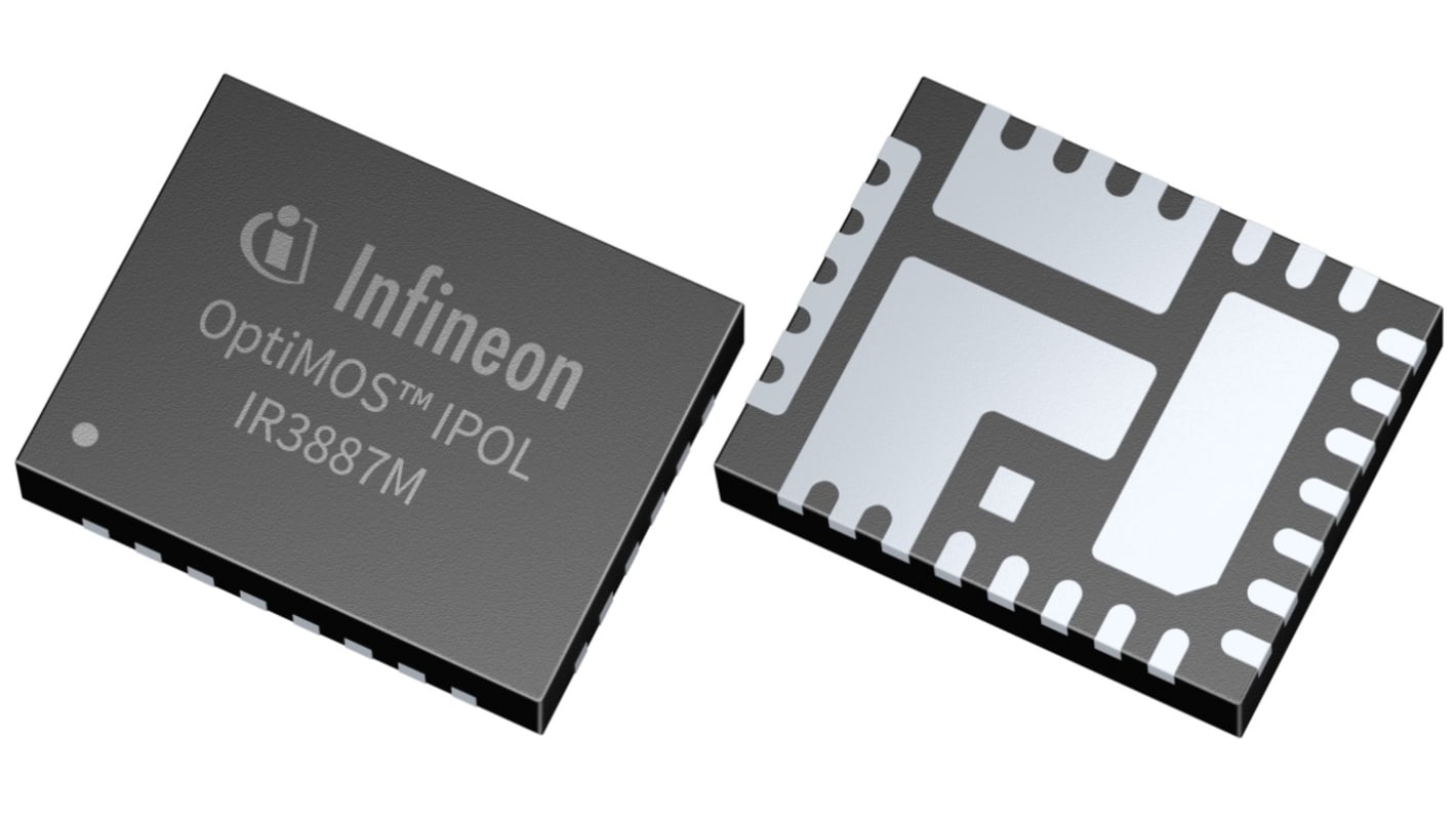 Infineon IR3887MTRPBFAUMA1, 1 DC-DC, Voltage Regulator 30A, 0.6 V, 2 MHz 29-Pin, QFN