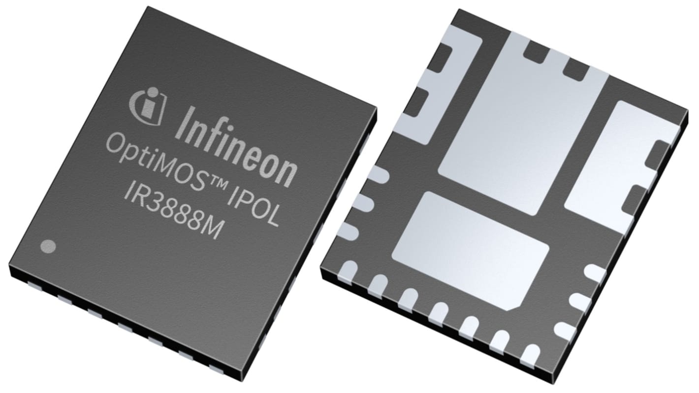 Infineon IR3888MTRPBFAUMA1, 1 DC-DC, Voltage Regulator 25A, 0.6 V, 2 MHz 22-Pin, QFN