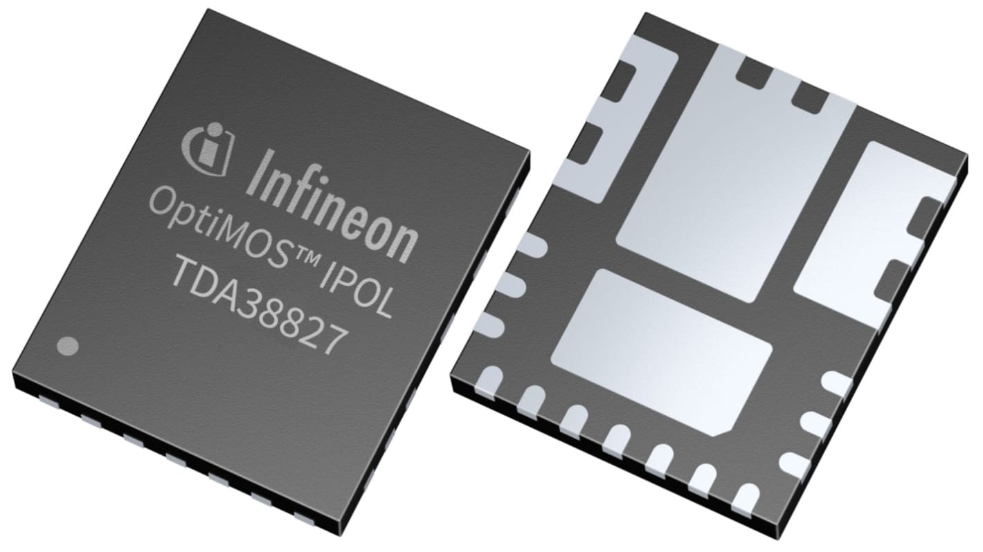 Infineon 電圧レギュレータ DC-DC バックレギュレータ 0.6 V, 22-Pin, TDA38827AUMA1