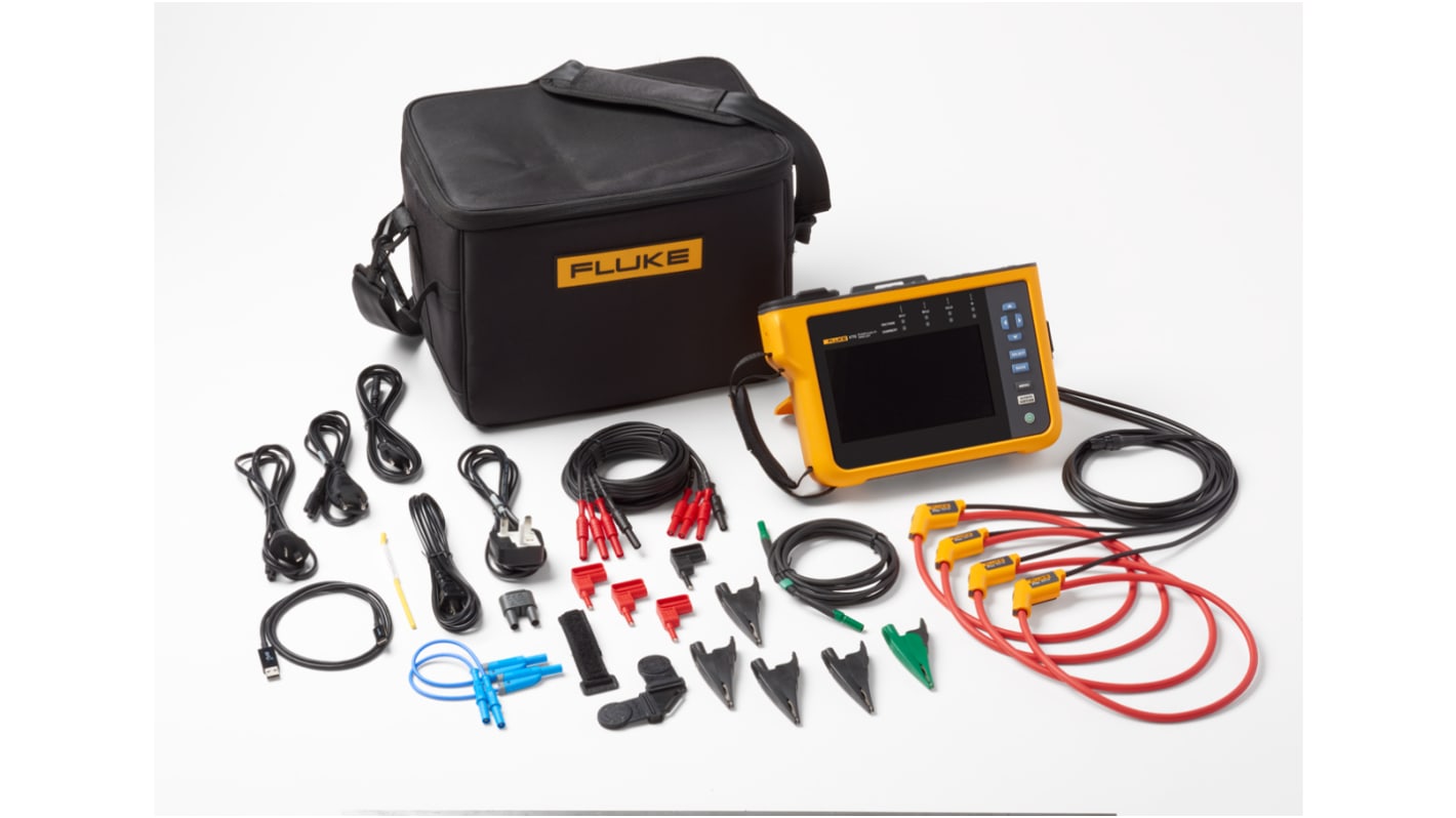 Fluke 1775, 3-Phasen Netzqualitätsanalysator 1500mW, 1000V dc / 6000A, ISO-kalibriert