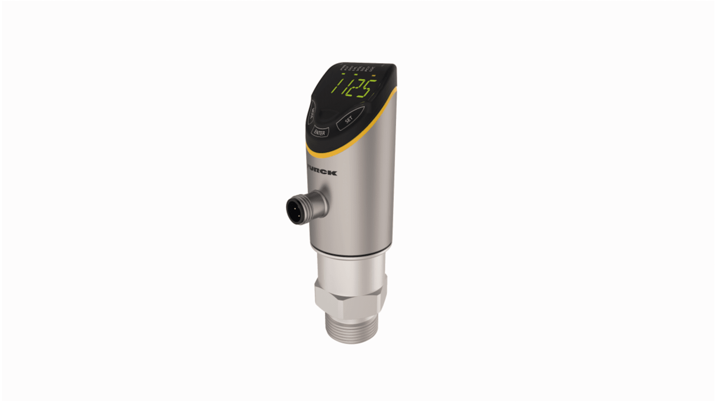 Sensor de nivel ultrasónico Turck serie LUS211 de Acero inoxidable, interfaz IO-Link