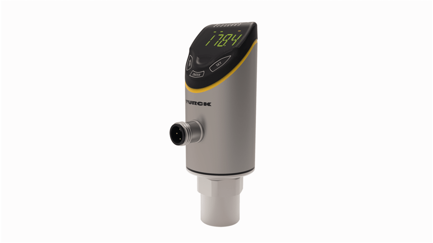 Sensor de presión manométrica Turck, 0bar → 100bar, G1/4, 18 → 33 V., salida NA/NC, PNP/NPN, IP6K6K / 6K7 / 6K9K