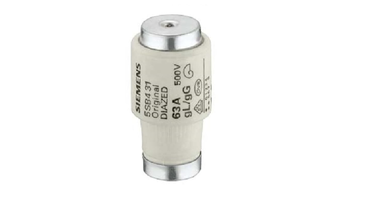 Siemens 50A Diazed Fuse, 440 V dc, 500V ac