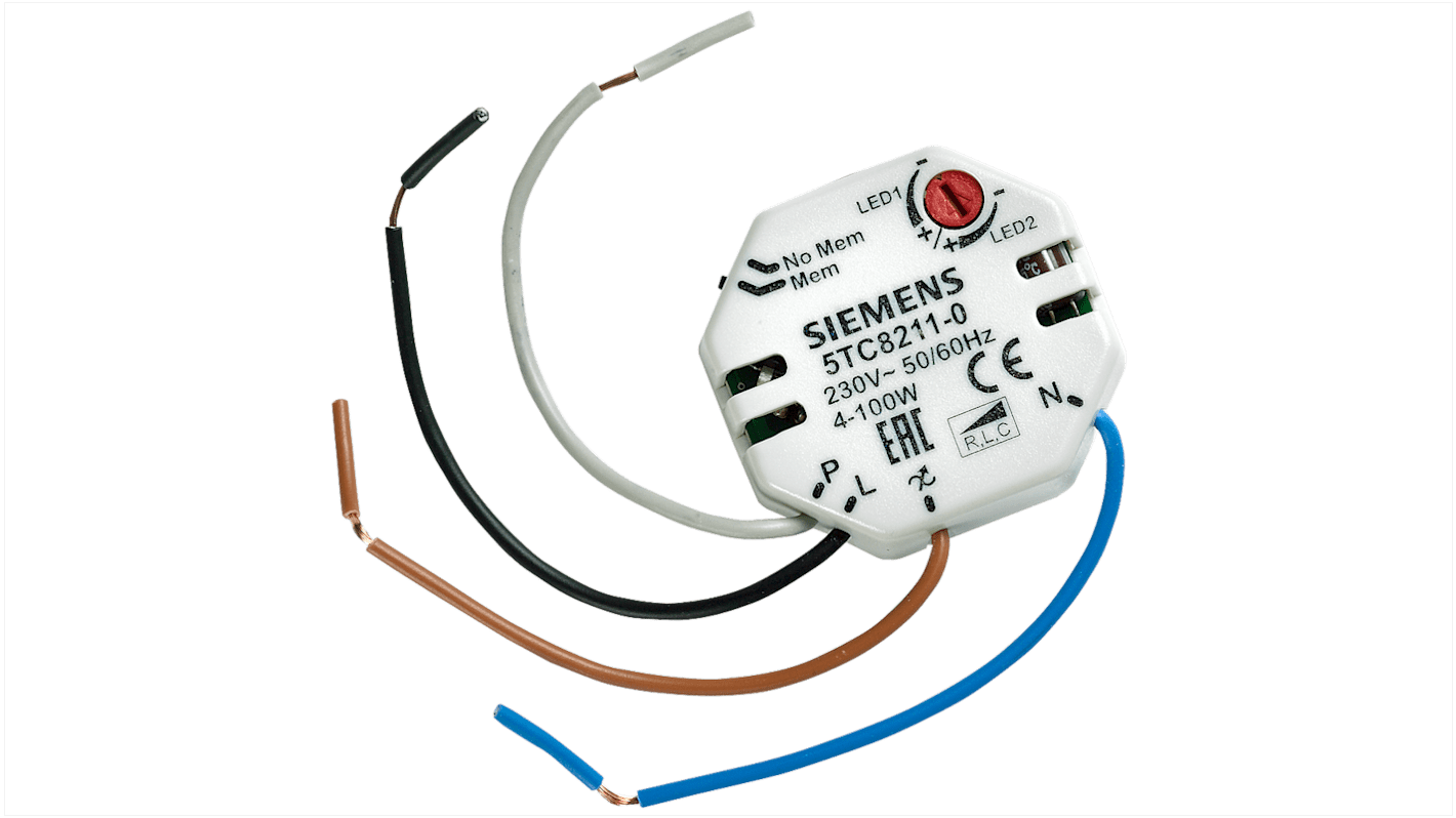 Encastre de atenuador Siemens 5TC8211-0, 100W, 230V