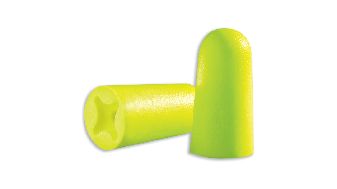 Uvex XF-UC Series Yellow Disposable Uncorded Ear Plugs, 26dB Rated, 200Pair Pairs