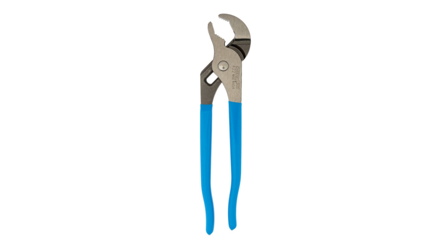 Channellock Water Pump Pliers, 241 mm Overall, Bent Tip, 28mm Jaw