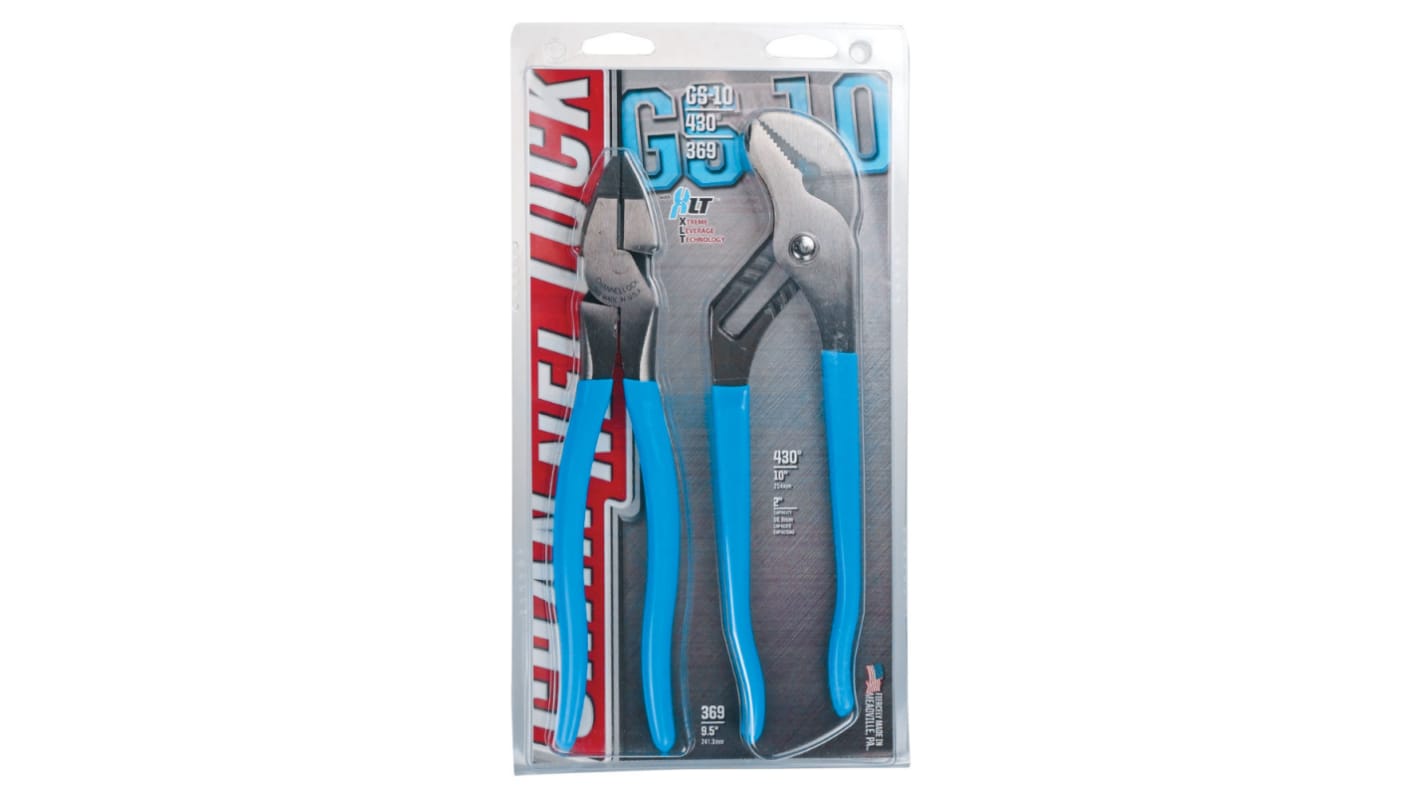 Channellock 2-Piece Water Pump Pliers, 242 mm, 318 mm Overall