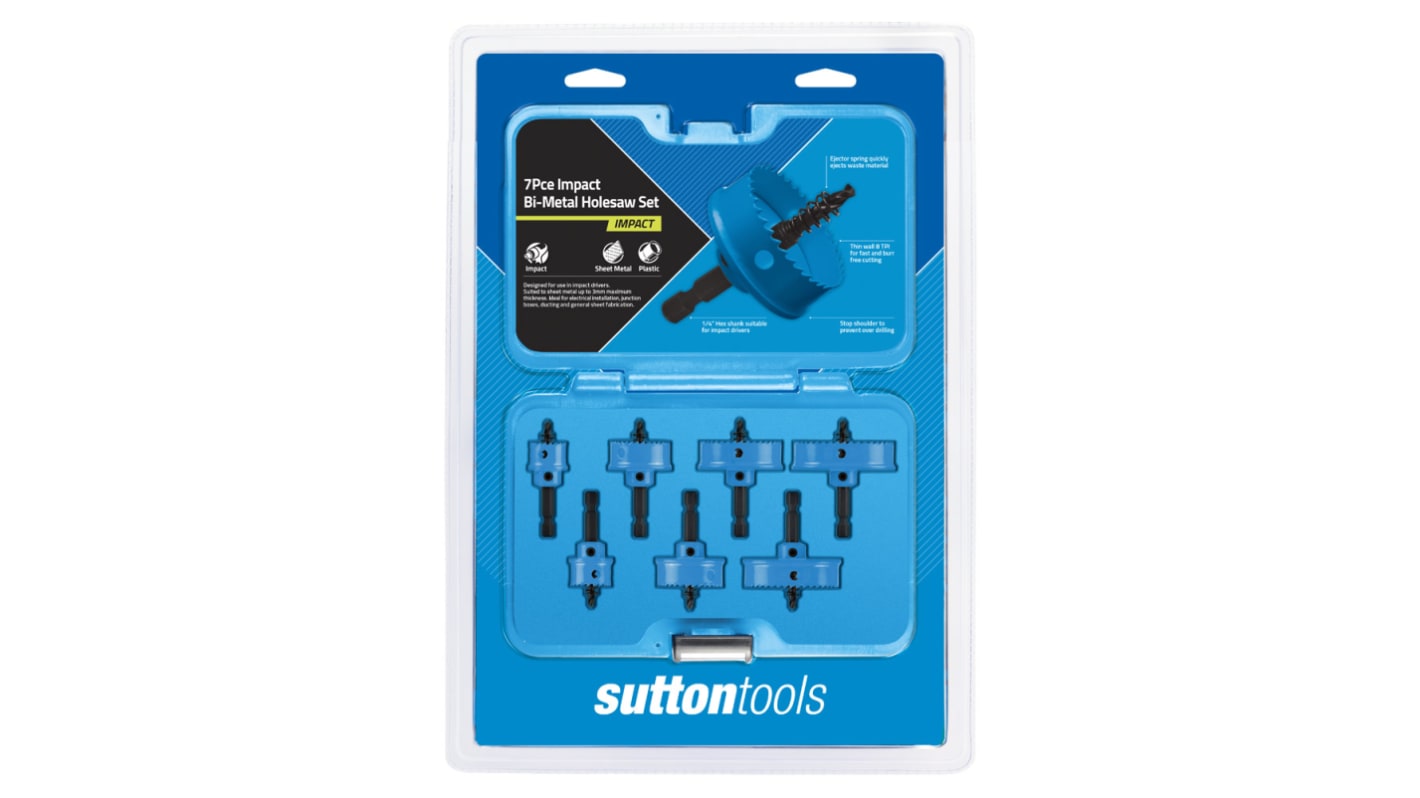 Sutton Tools Bimetal 19mm Hole Saw Set