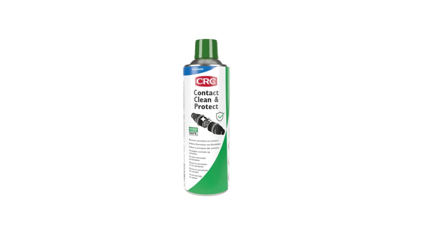 Limpiador de contactos eléctricos CRC Contact Cleaner Plus, Aerosol de 500 ml para Contactos eléctricos