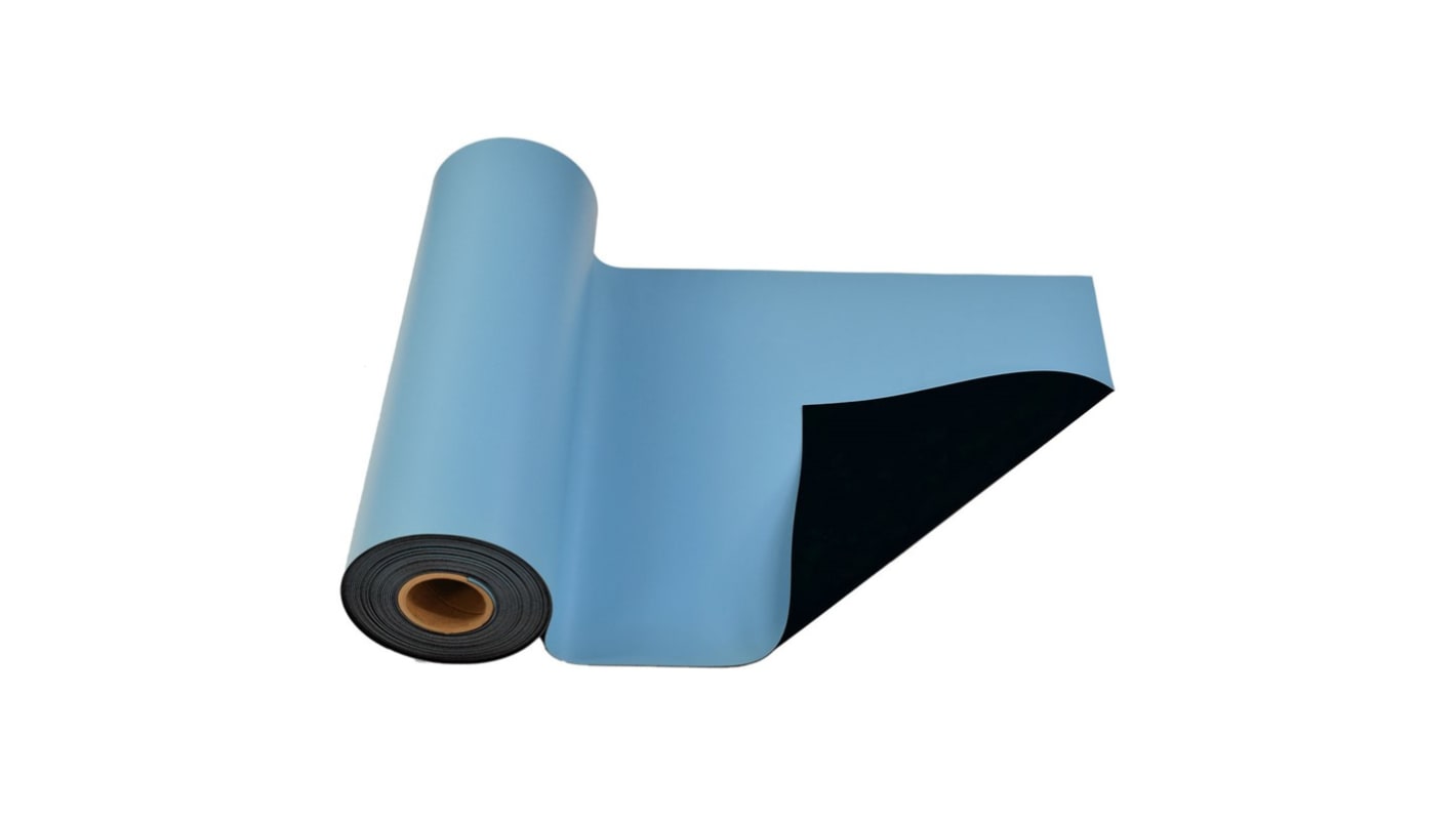 SCS Arbeitsfläche ESD-Matte Blau für Arbeitsflächen, 1.8mm x 760mm x 15.2m